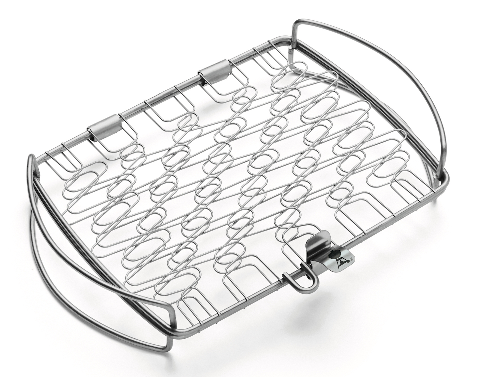 Weber Fisch- und Gemüsehalter klein Edelstahl für Grills ab ø 57 cm und Q-1000 Serie