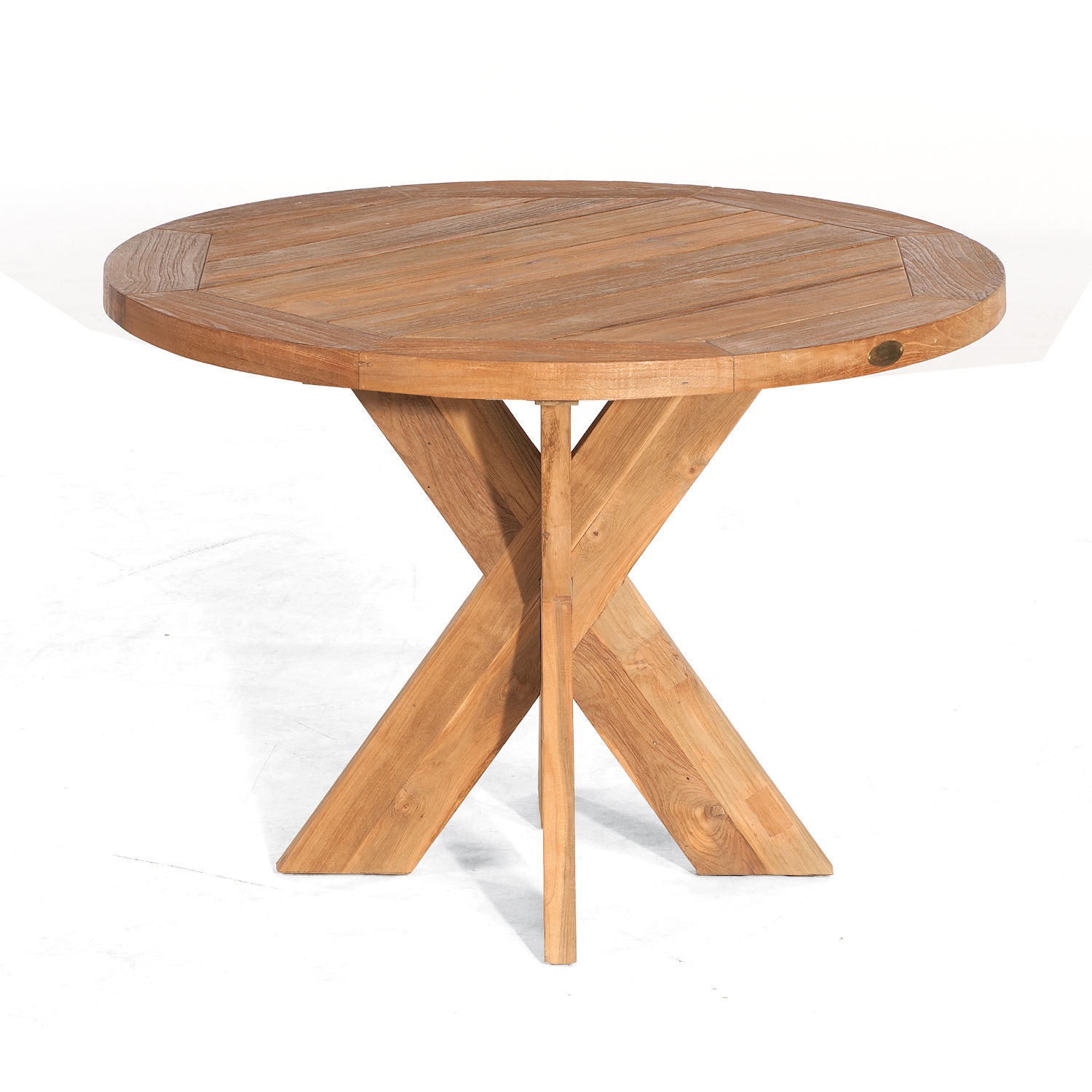 Sonnenpartner Quantum Gartentisch Esstisch Holztisch Rund Teakholz Ø 120 cm