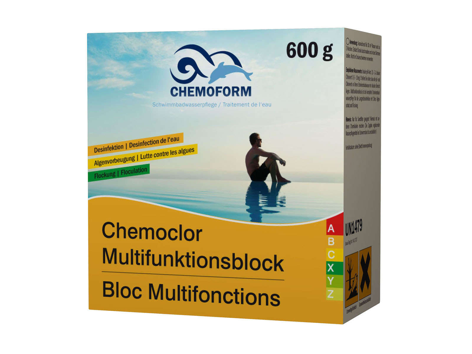 Chemoform Chemoclor Multifunktionsblock 600 g Chlor Desinfektion