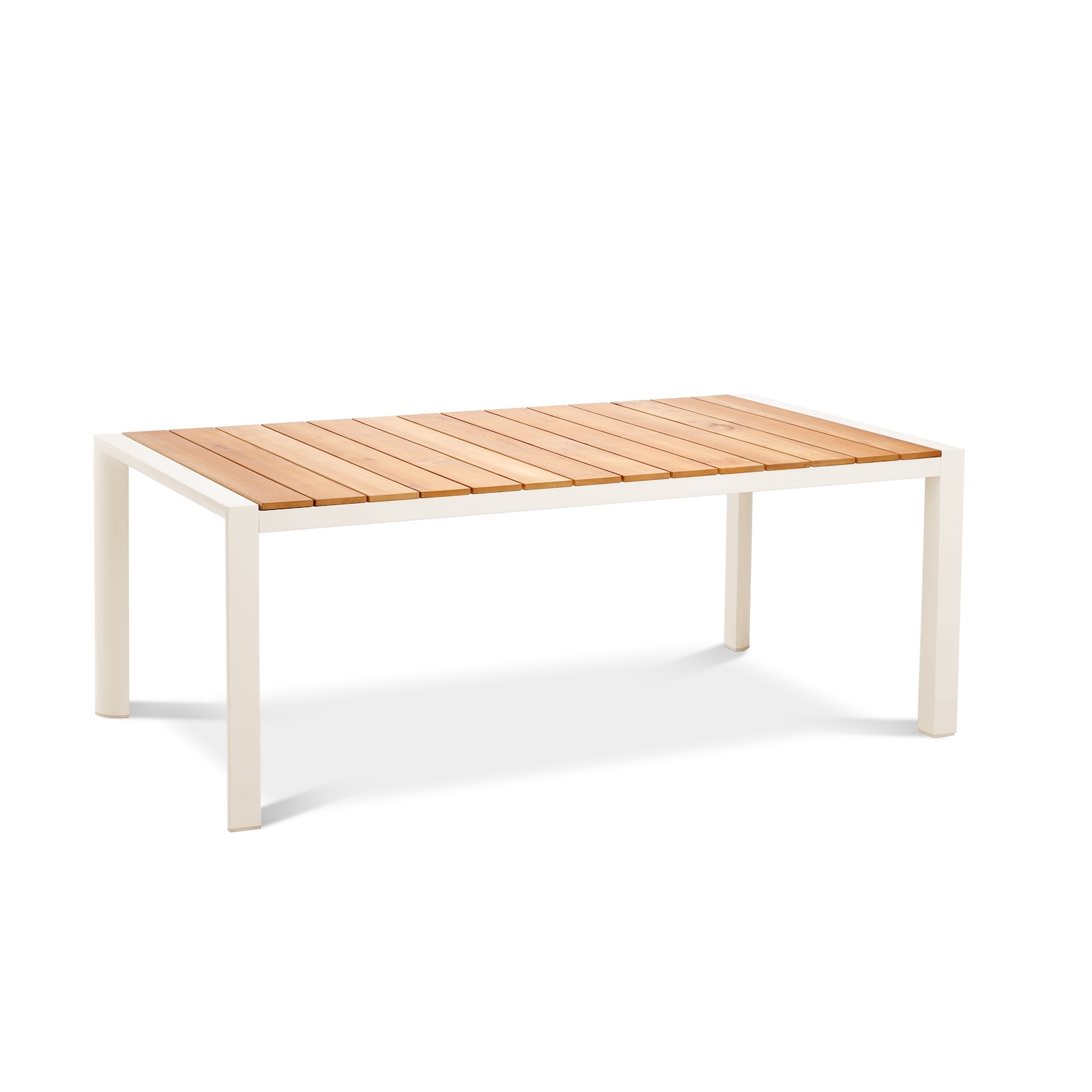 Best Freizeitmöbel Paros Gartentisch Esstisch Dinningtisch 210x90 cm sand/Teakholz