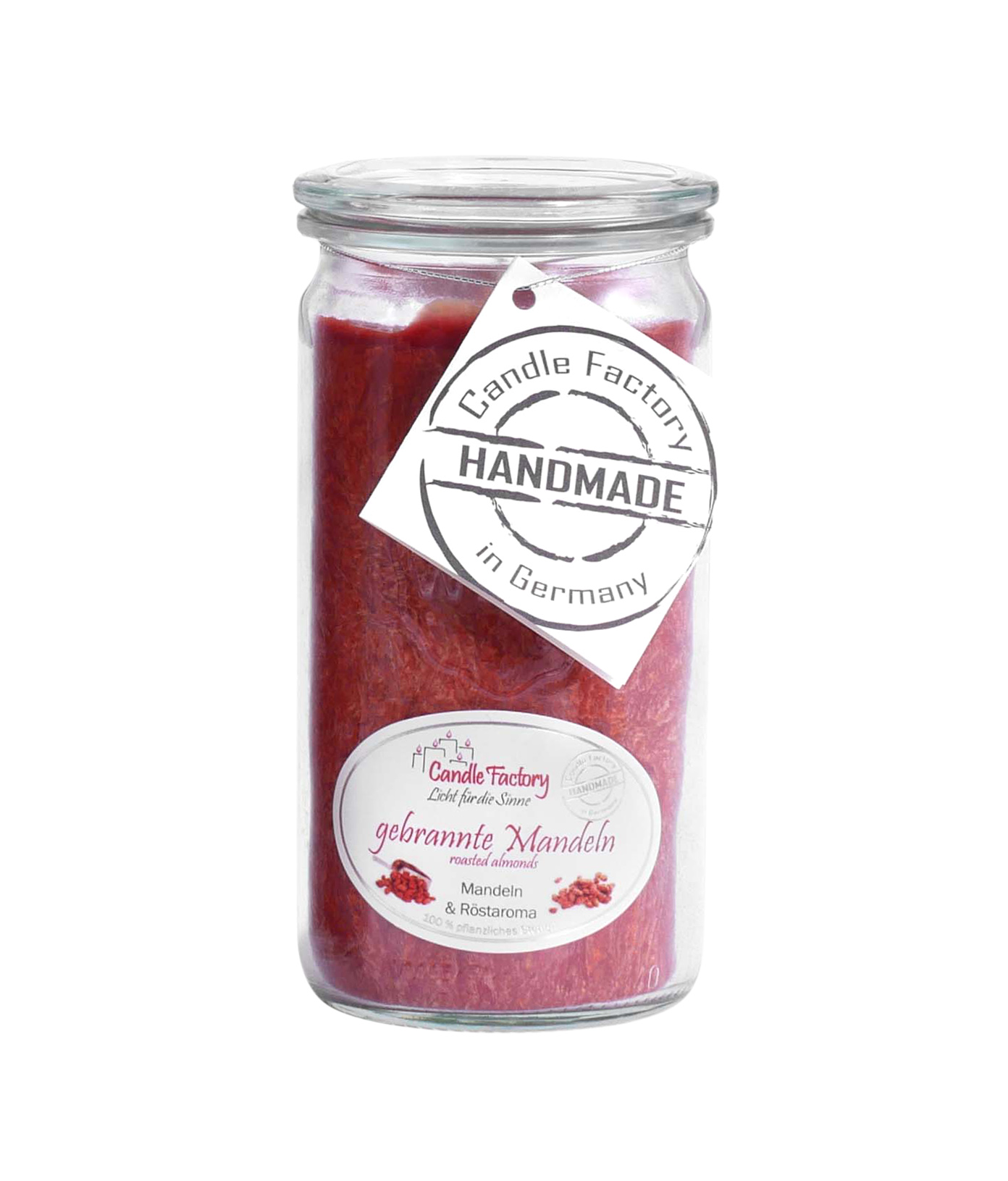 Candle Factory Mini Jumbo gebrannte Mandeln Duftkerze Dekokerze 307100