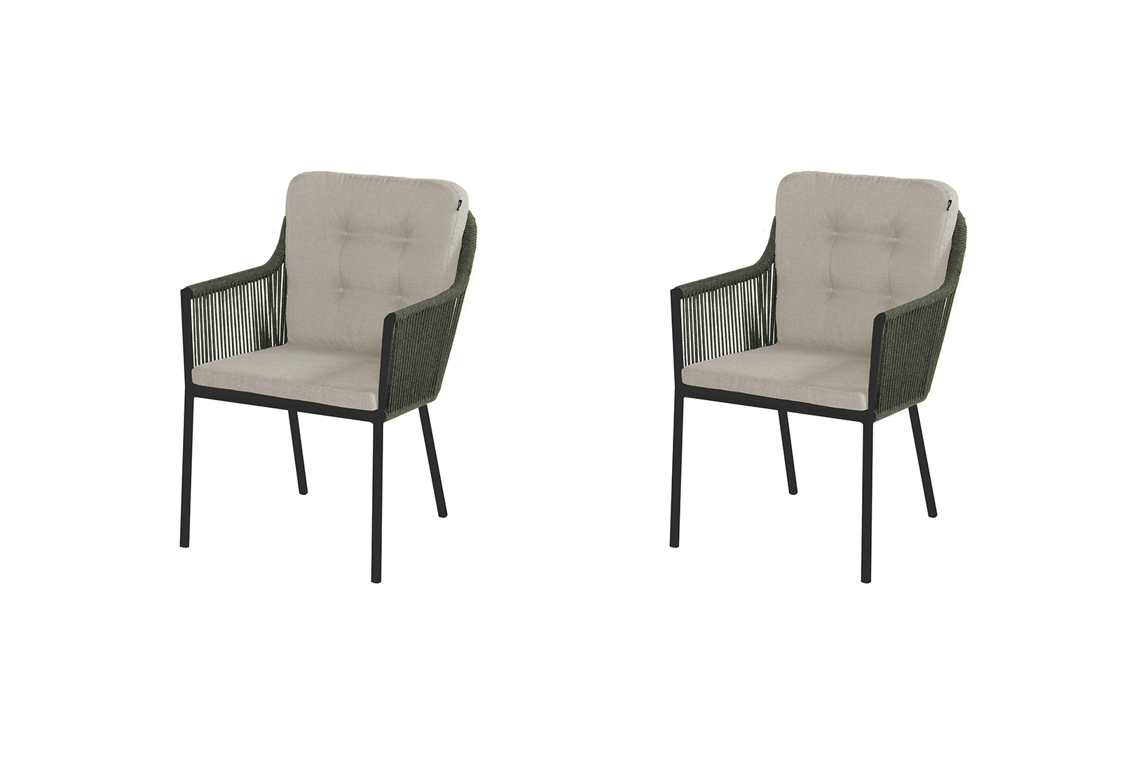 Hartman Cairo Rope Dining Stuhl inkl. Sitz- und Rückenkissen