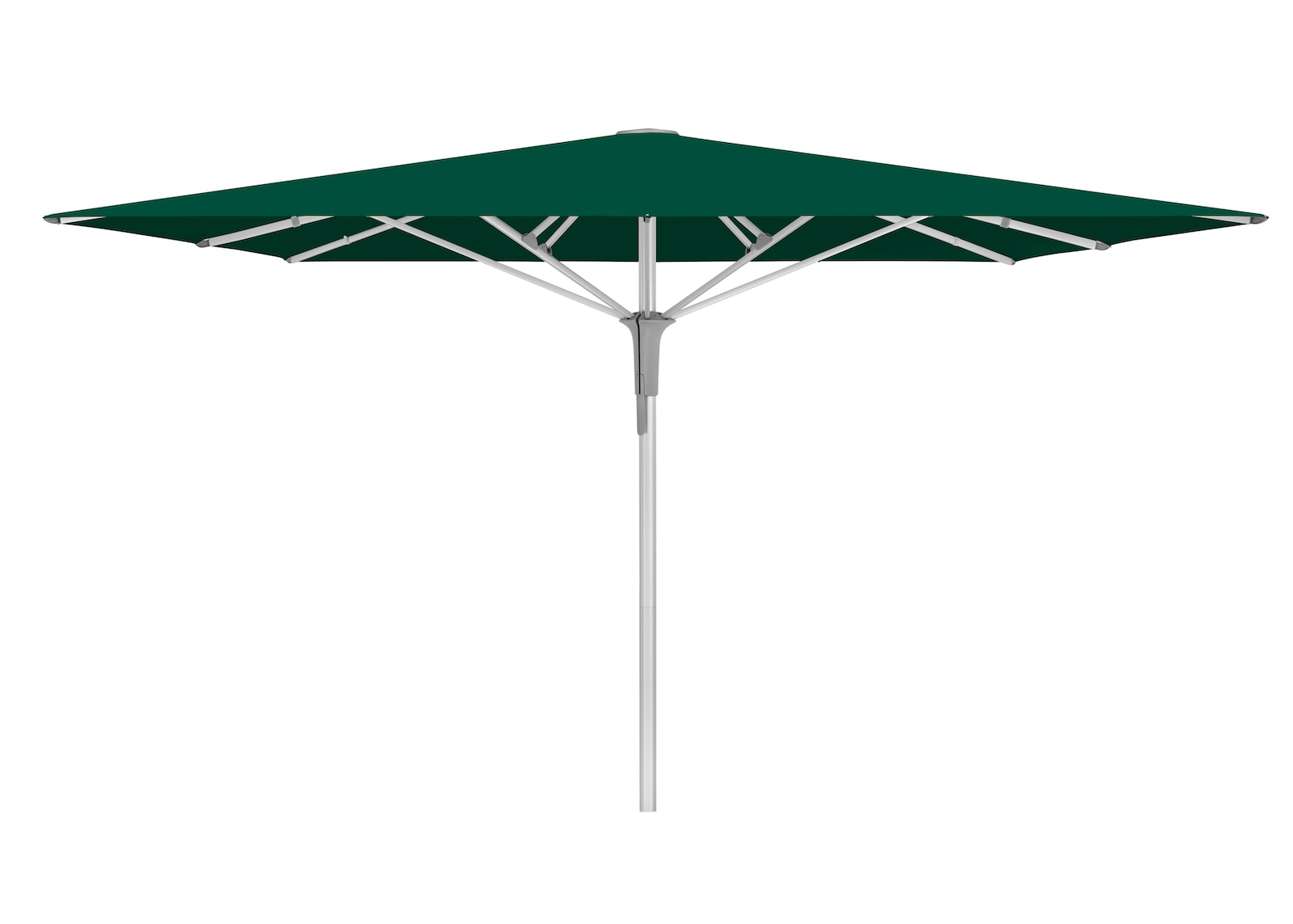 GLATZ Sonnenschirm FORTELLO® Pro quadratisch 400 x 400 cm Mittelmastschirm in 27 Farben