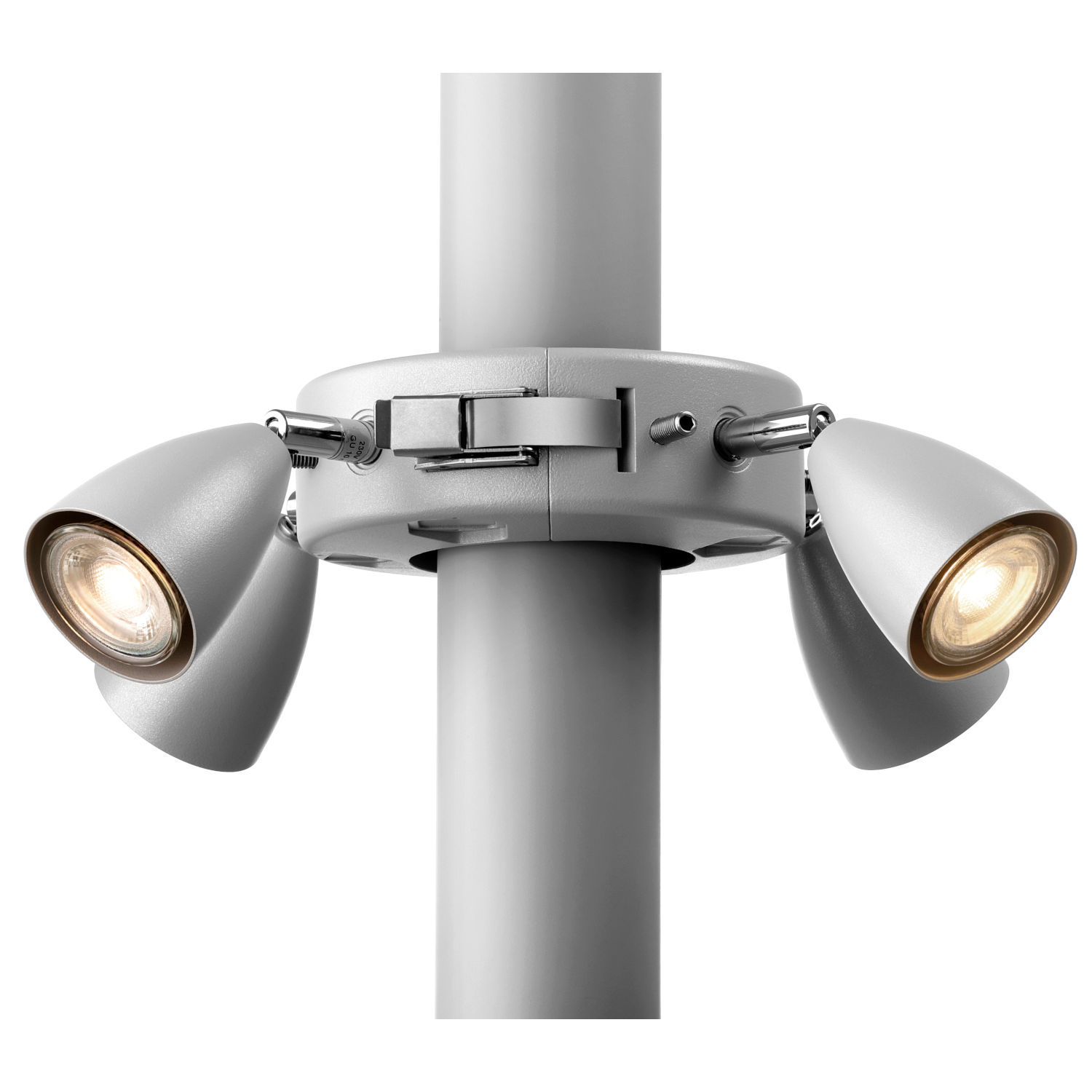 Solamagic Etherma Licht am Mast Sonnenschirm-Beleuchtung 4x5 Watt 230 V IP24