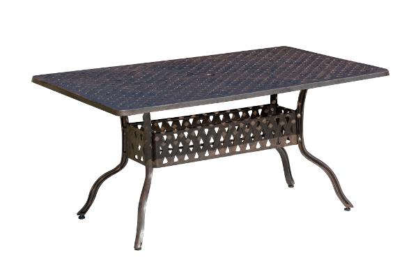 Inko Alu-Guss bronze Tisch 150x97x74 cm