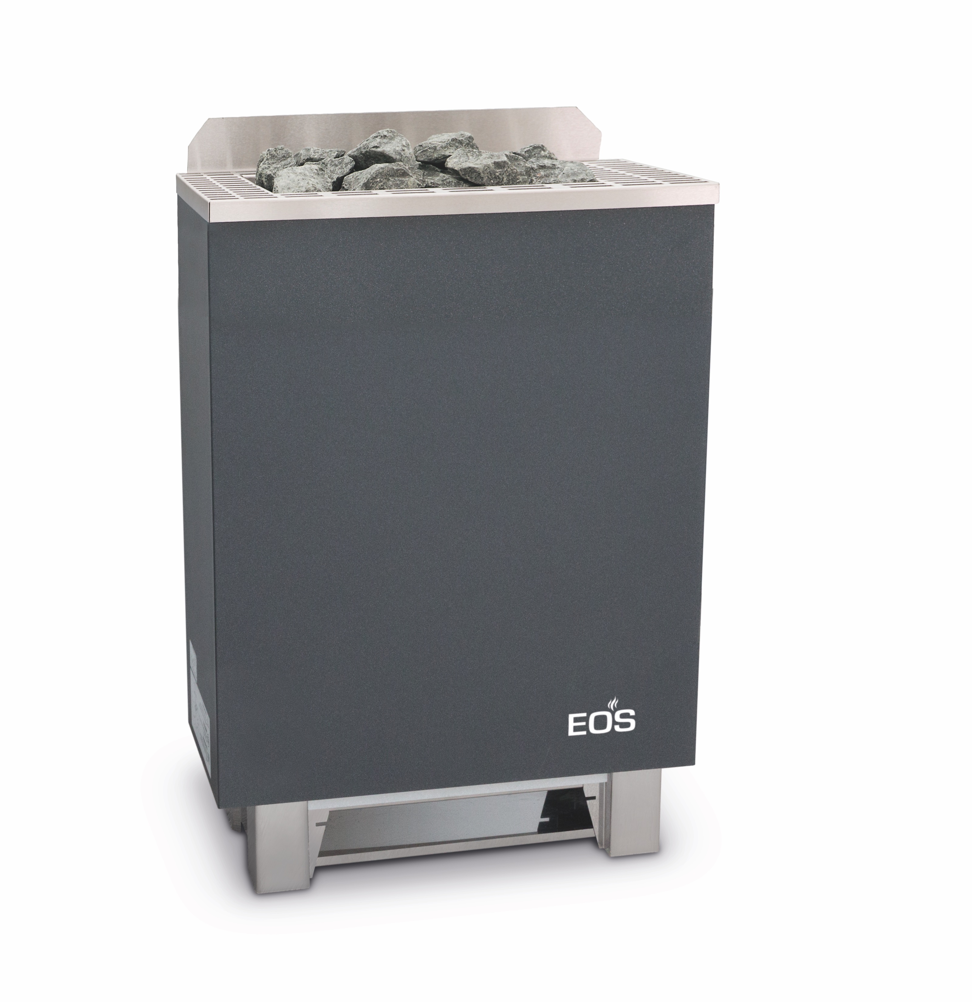 Eos Gracil 7,5 kW finnischer Saunaofen Elektrischer Standofen Anthrazit-Perleffekt
