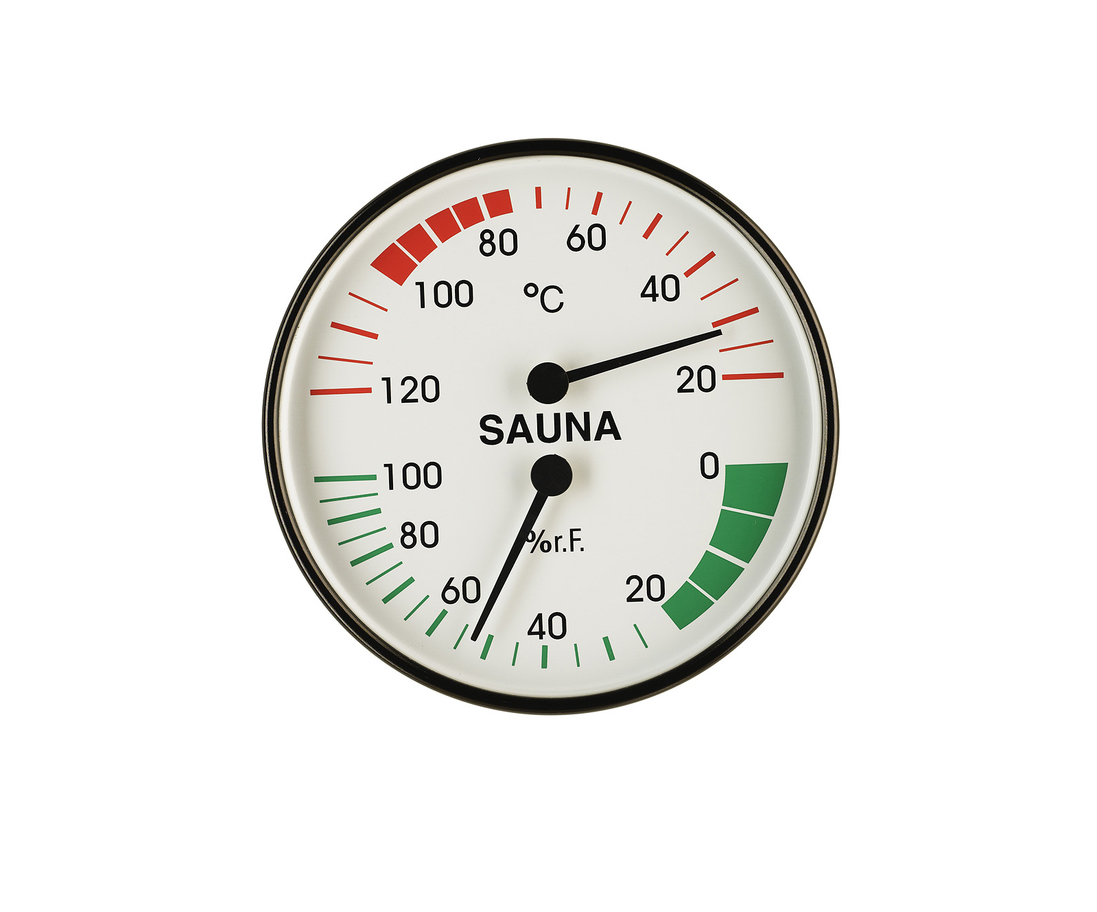 Infraworld Klimamesser 100 mm Durchmesser Saunazubehör Saunamessgerät S2212
