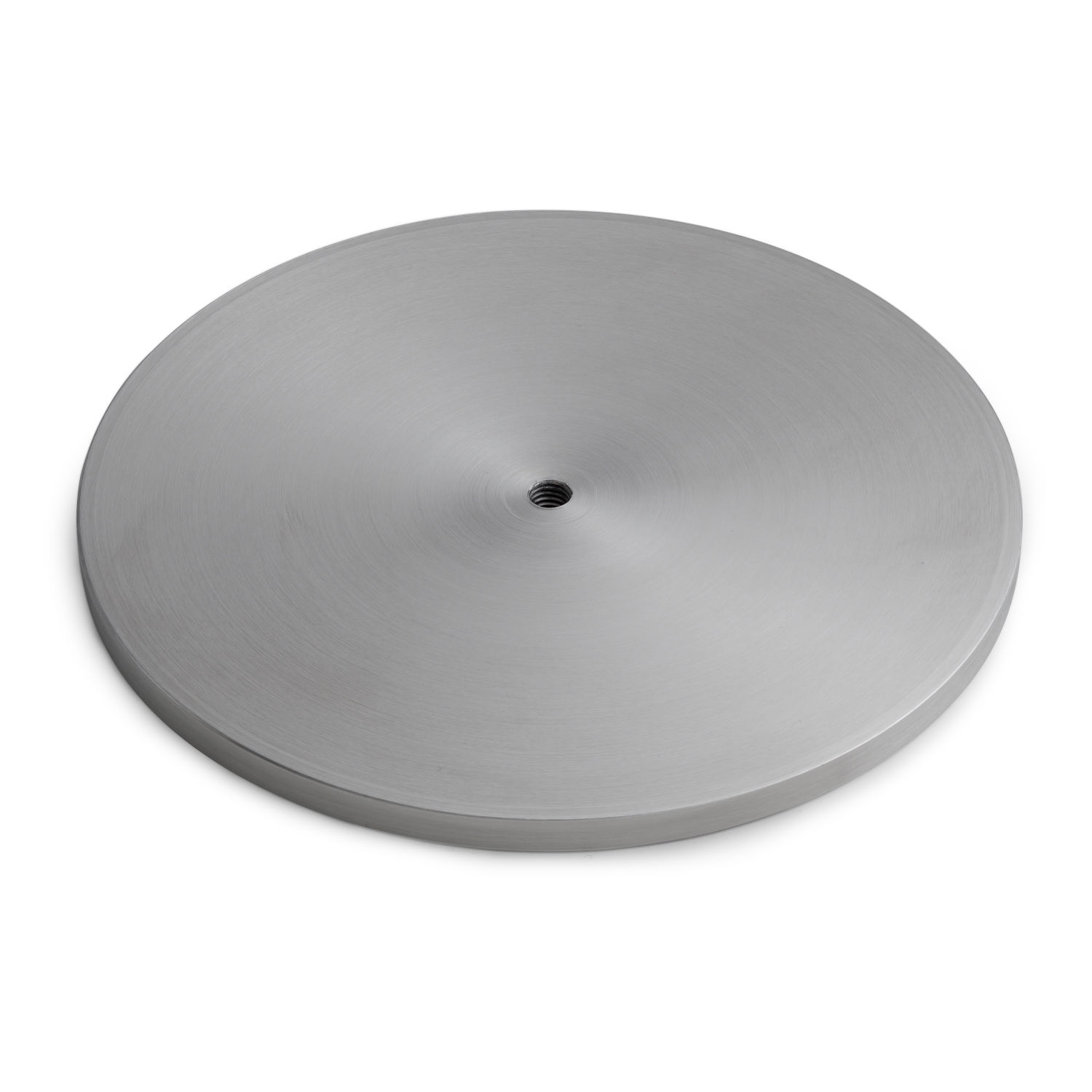 höfats Standfuß für Erdstab GRAVITY CANDLE silber Edelstahl 16,5 cm Windlicht