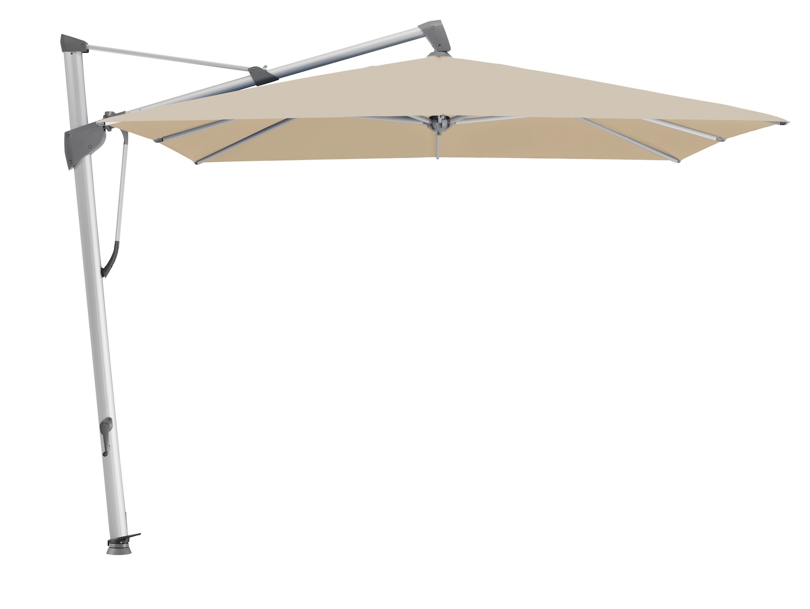 GLATZ Ampelschirm SOMBRANO® S+ rechteckig 400 x 300 cm Freiarmschirm Farbe 422 Cream