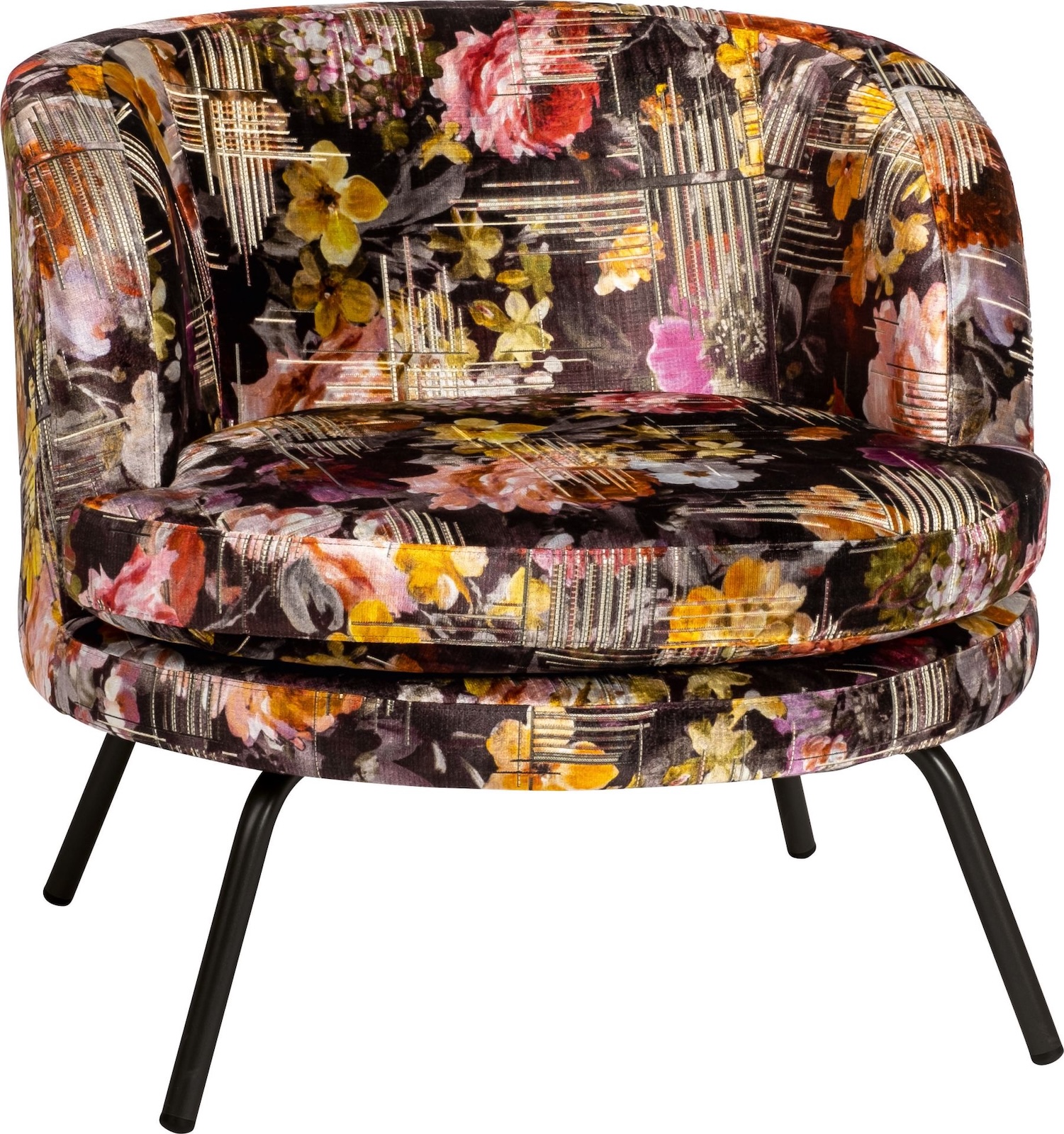 Stern Leni Lounge-Sessel Lounge-Stuhl Gartensessel Blumen-Design Aluminium