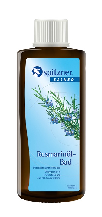 Spitzner Rosmarinöl Bad 190 ml Gesundheitsfördernde Badezusatz mit ätherischem Öl