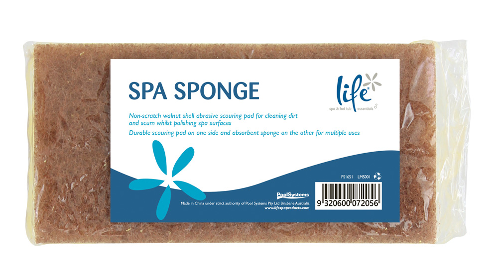 Life Spa Sponge Reinigungsschwamm für Whirlpools Multifunktionschwamm