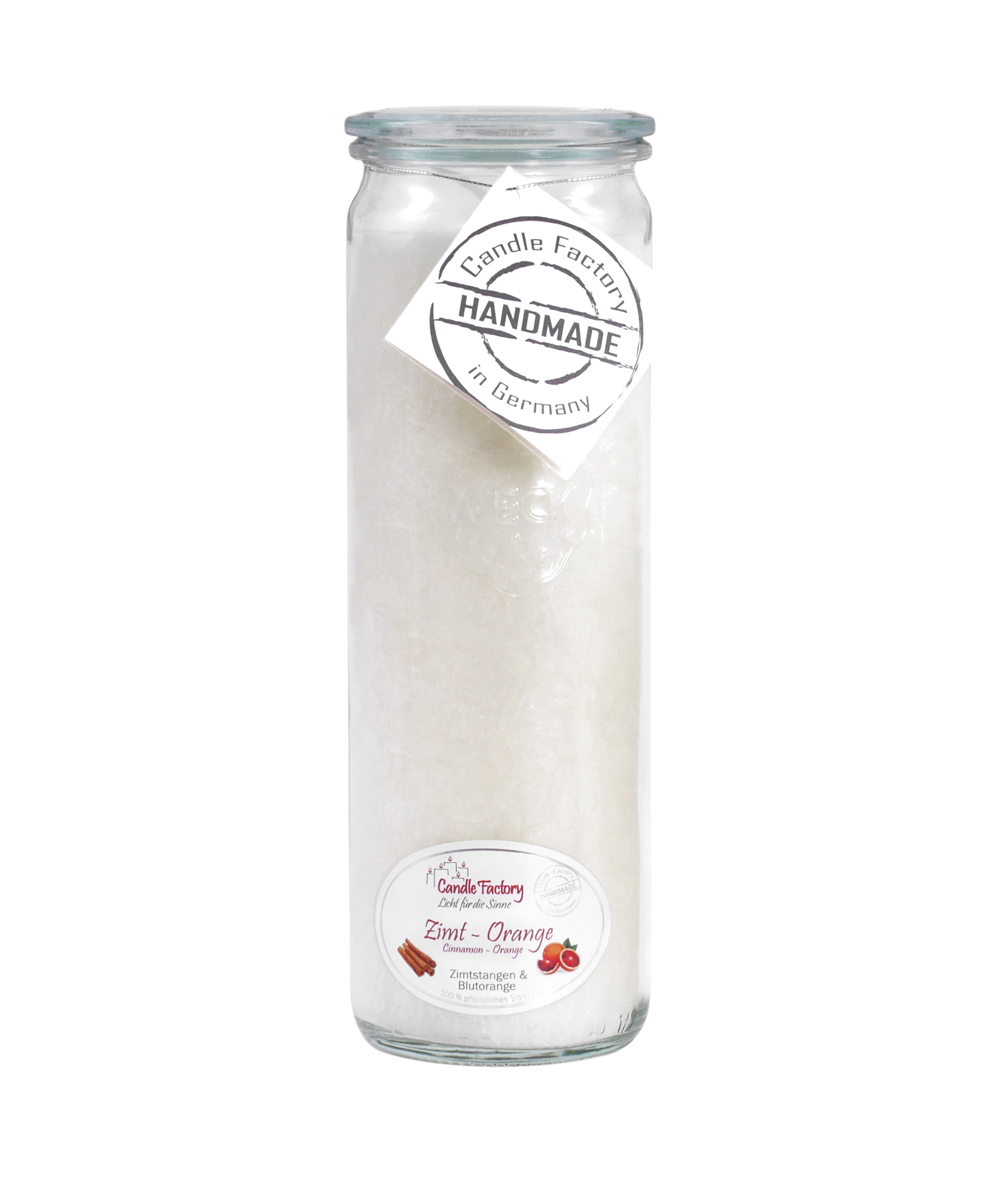 Candle Factory Big Jumbo Zimt Orange Duftkerze Dekokerze 306-091