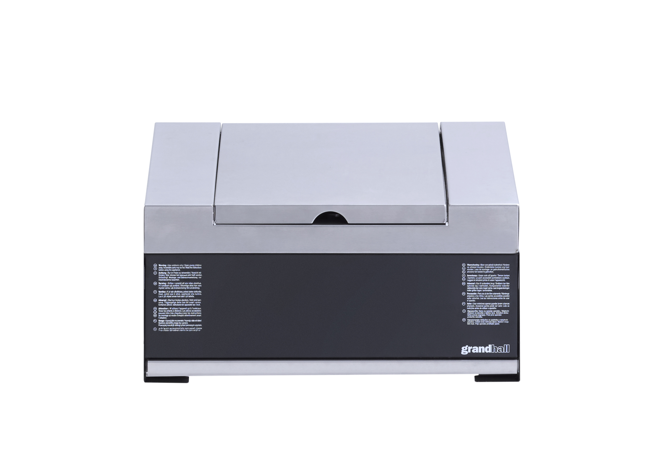 Grandhall Einbau Seitenbrenner Side Burner 4,4 kW für Premium, Maxim & Elite Schwarz K01000036A