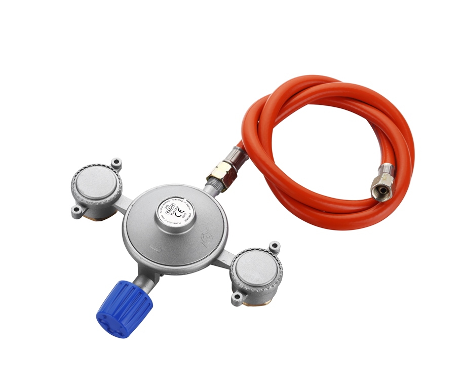 Cadac Dual Power Pak Gasdruckregler 30 mbar Gasregelventil Dual Gasversorgung