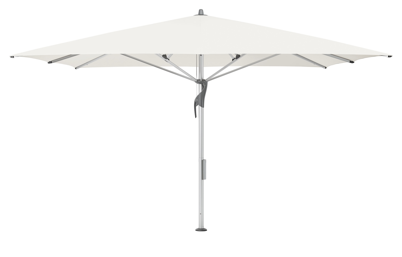 GLATZ Sonnenschirm FORTELLO® quadratisch 300 x 300 cm Mittelmastschirm inkl. Akku-Pack in 10 Farben