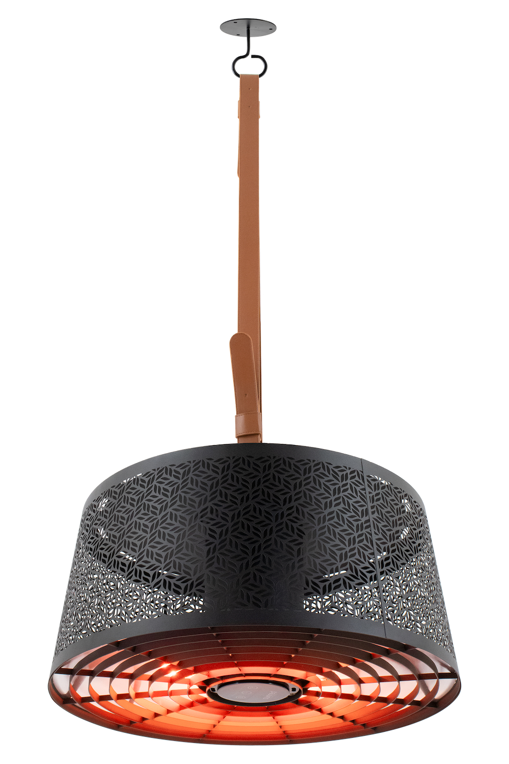 SUNRED® Hänge-Infrarot-Heizstrahler Artix Moderna Ultra Hanging Black 2000 Watt