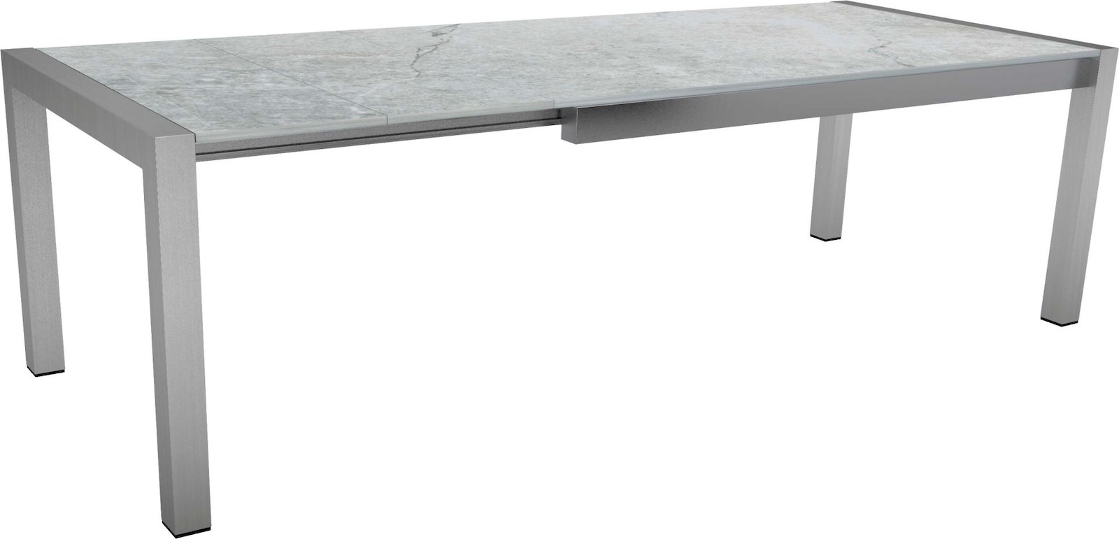 Stern Standard Ausziehtisch Gartentisch Dining-Tisch Dekton Lava hellgrau 174x90cm
