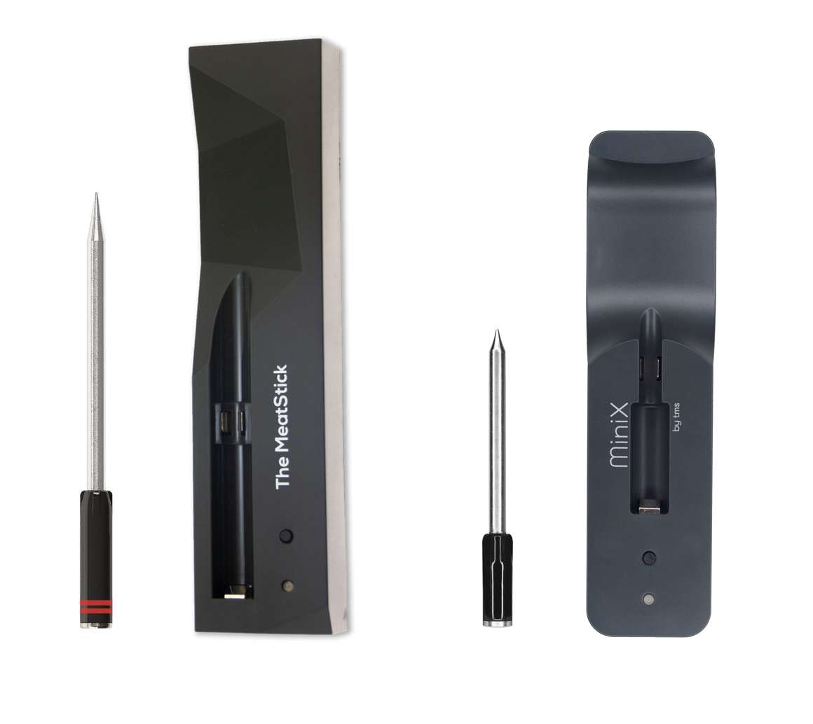 The MeatStick & MeatStick Mini X - Xtender Combo SET 7 mit Ladegerät Kabelloses Grillthermometer