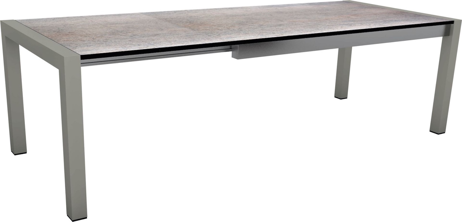 Stern Standard Ausziehtisch Gartentisch Dining-Tisch Aluminium graphit 174/254x90 cm