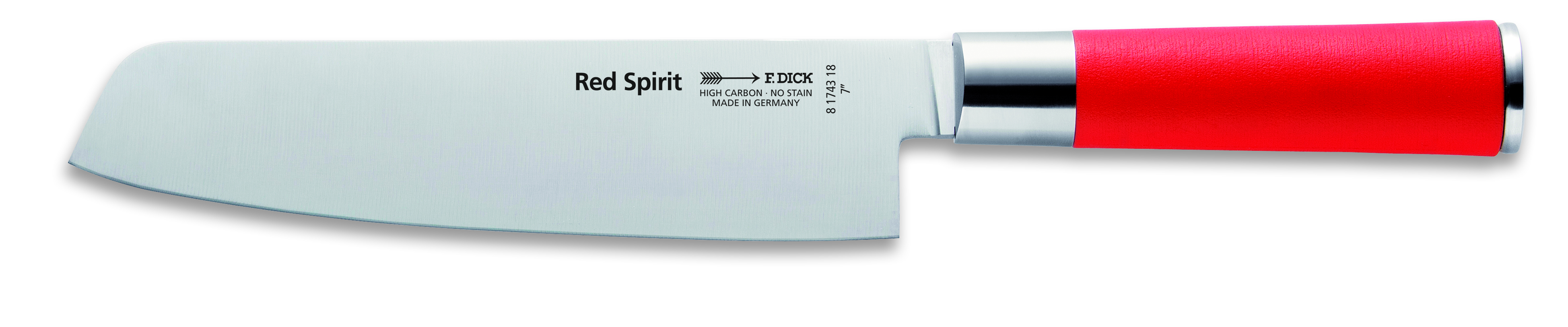 Friedrich Dick Red Spirit Gemüsemesser Usuba, Klingenlänge 18 cm