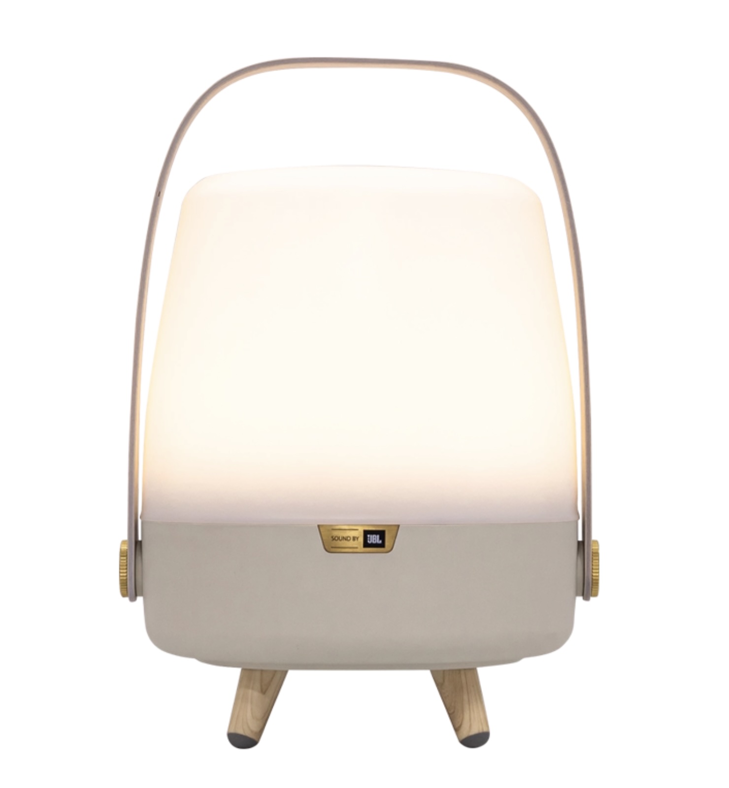 KOODUU Lite-up Play Mini 2.0 SOUND BY JBL LED Lampe Bluetooth Lautsprecher Sand
