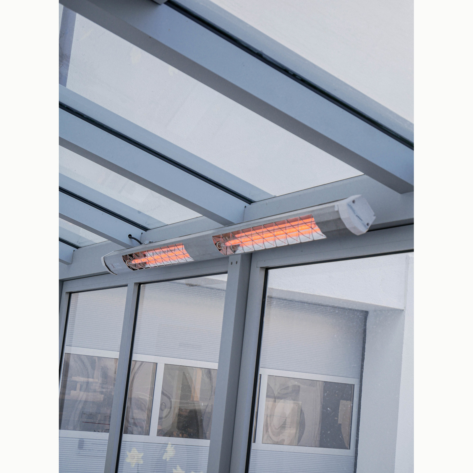 ExtremeLine HeatFlare carbon Edelstahl Infrarotstrahler Heizstrahler 3200W