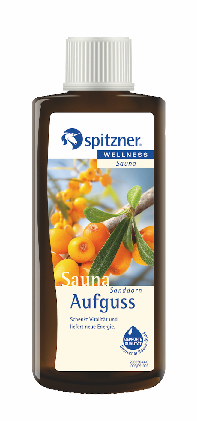 Spitzner Saunaaufguss Sanddorn 190 ml Wellness Konzentrat 8850082