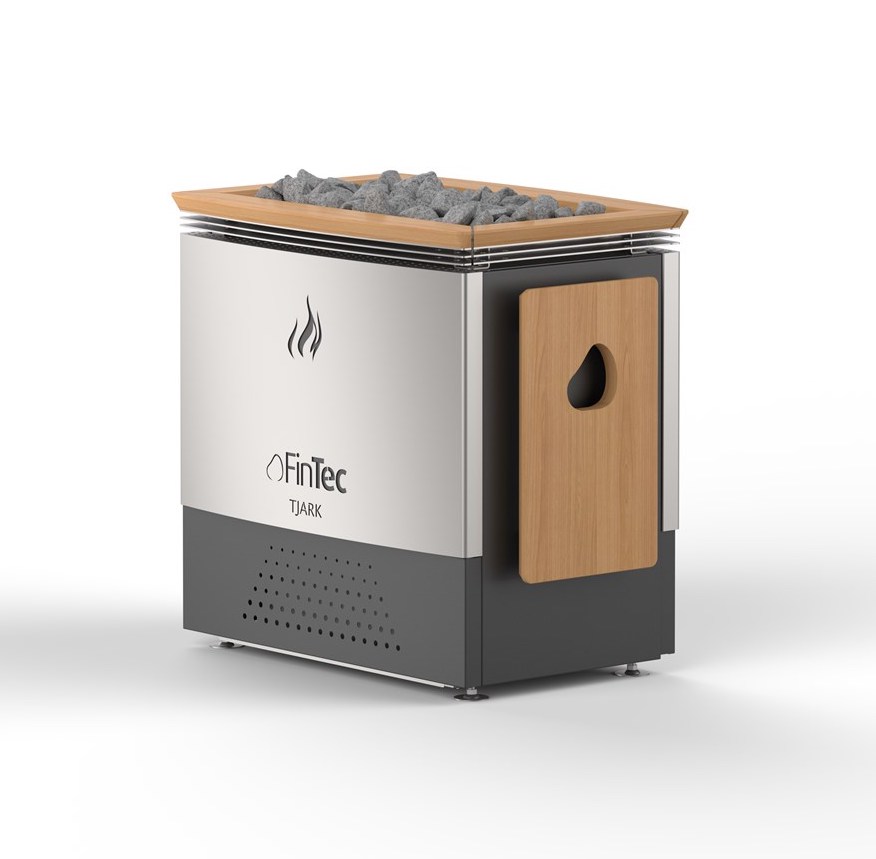 FinTec TJARK 15 kW Premium Elektro-Saunaofen Standofen finnischer Saunaofen