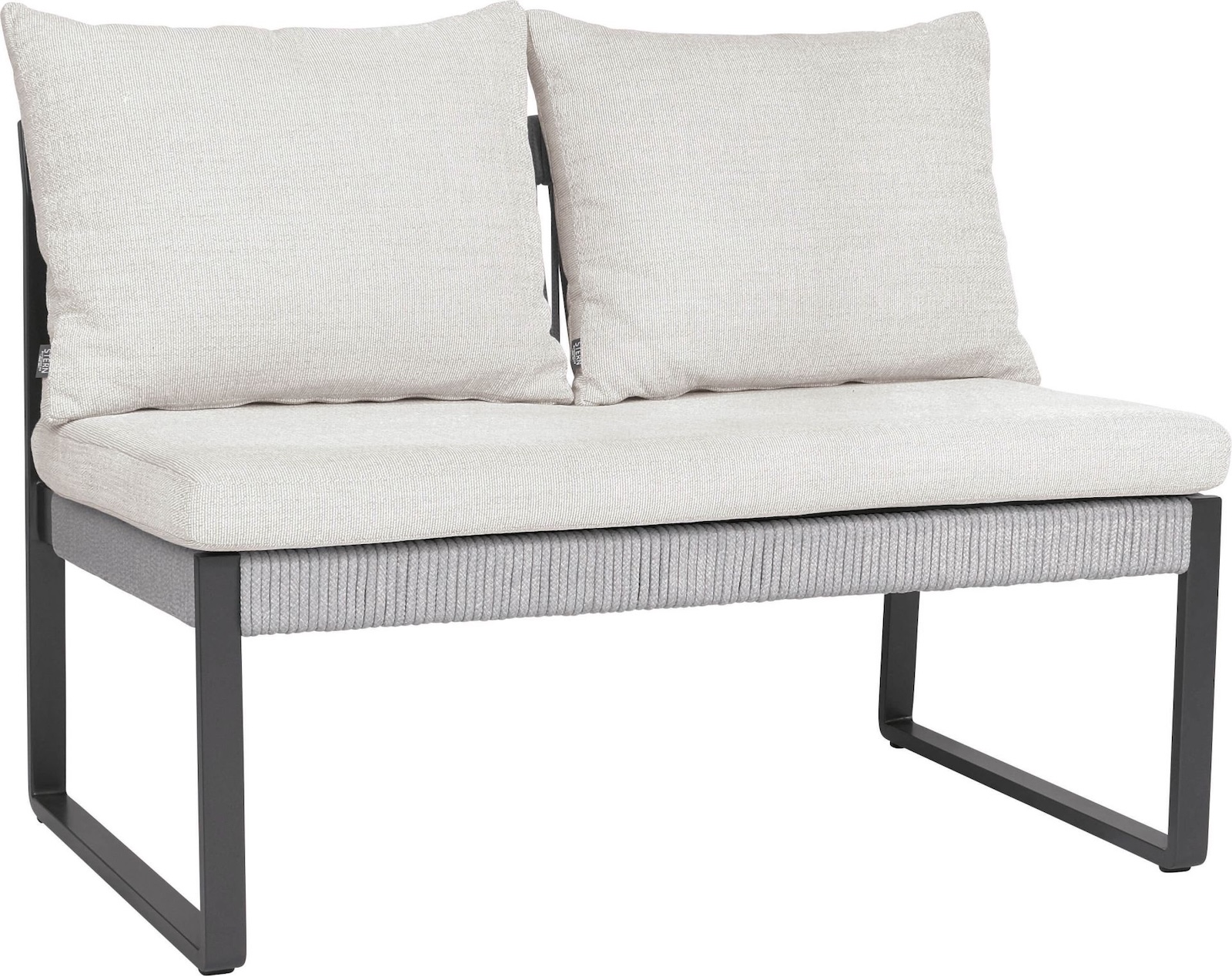 Stern Tammo 2-Sitzer Gartenbank Lounge-Bank Lounge-Sofa Aluminium mehrere Farben