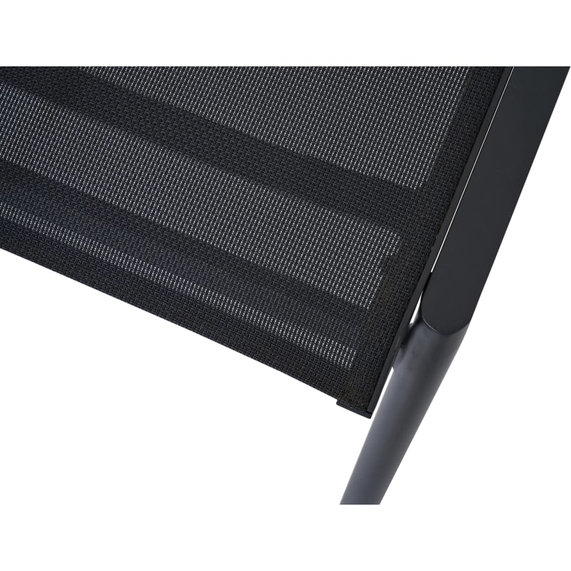 Siena Garden Bologna Dining Hocker – Aluminium & Ranotex in grau (T88502)