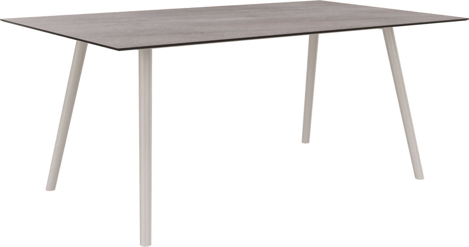 Stern Interno Dining-Tisch Gartentisch 180x100 cm Rundrohr Aluminium mehrere Varianten