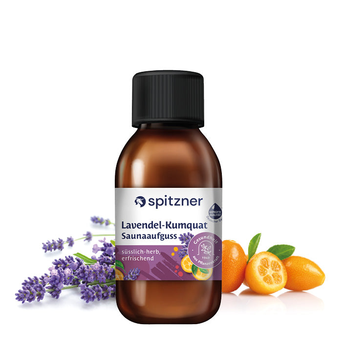 Spitzner Saunaaufguss Lavendel-Kumquat 125 ml Wellness Sauna Aufguss Wellnessaufguss