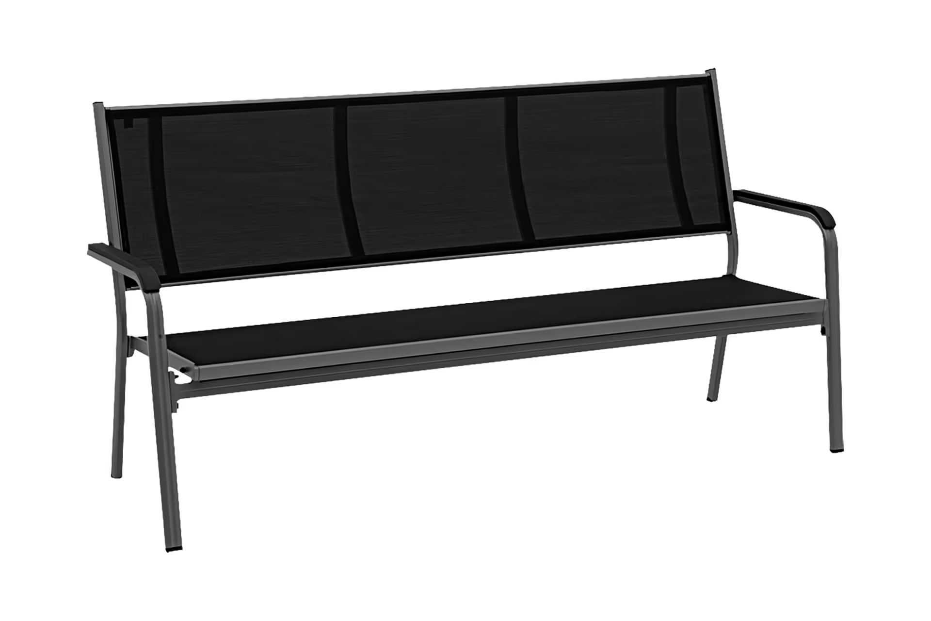 Kettler 3-Sitzer Bank Basic Plus anthrazit/anthrazit Gartenbank