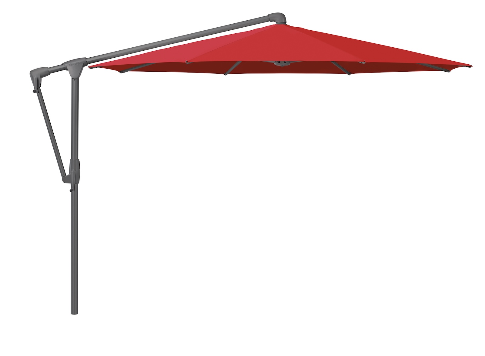 GLATZ Sonnenschirm SUNWING® CASA rund ø 330 cm Gestell anthrazit in 26 Farbvarianten