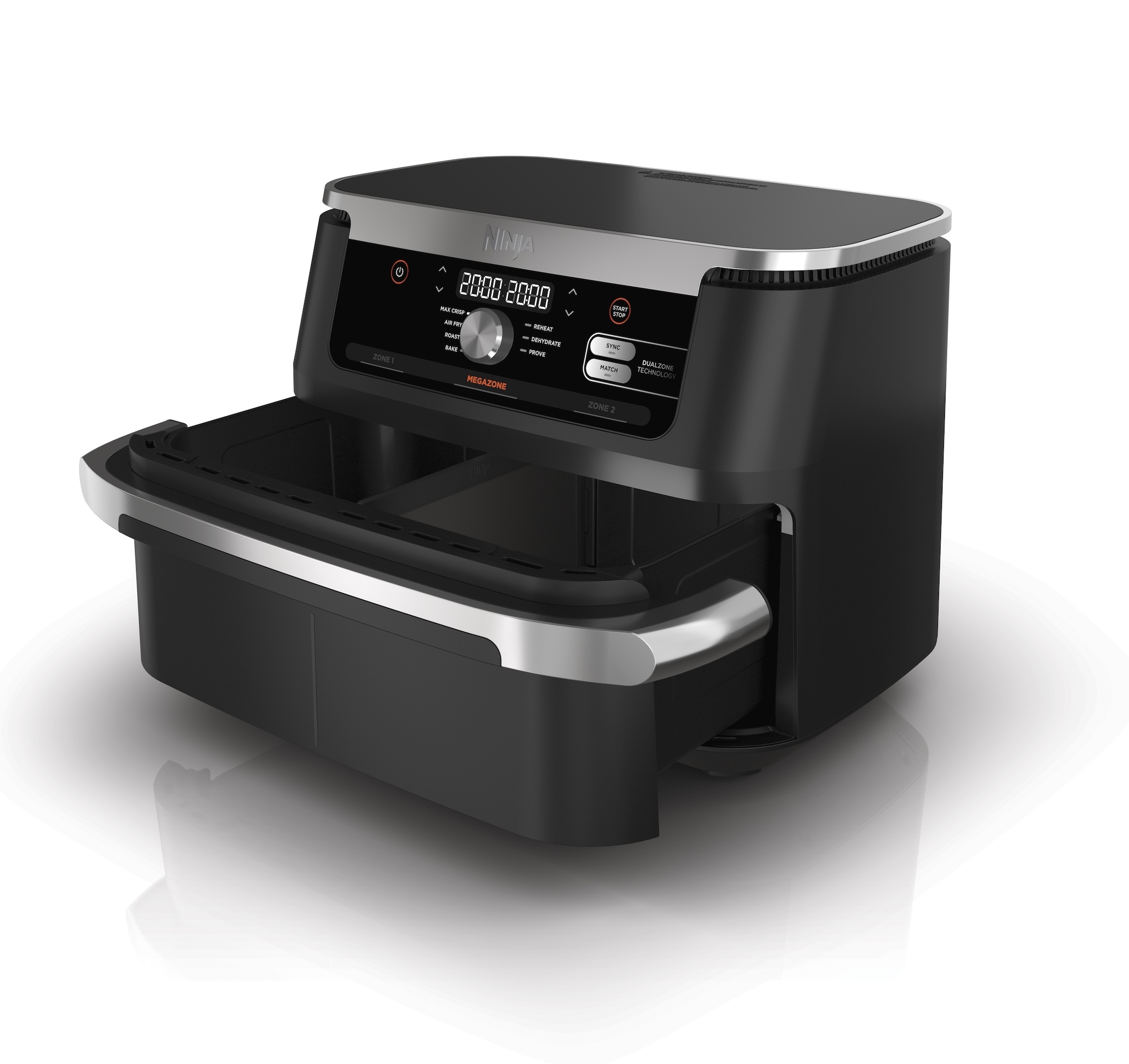 Ninja Foodi FlexDrawer Heißluftfritteuse Air Fryer mit DualZone 10,4 Liter AF500EU