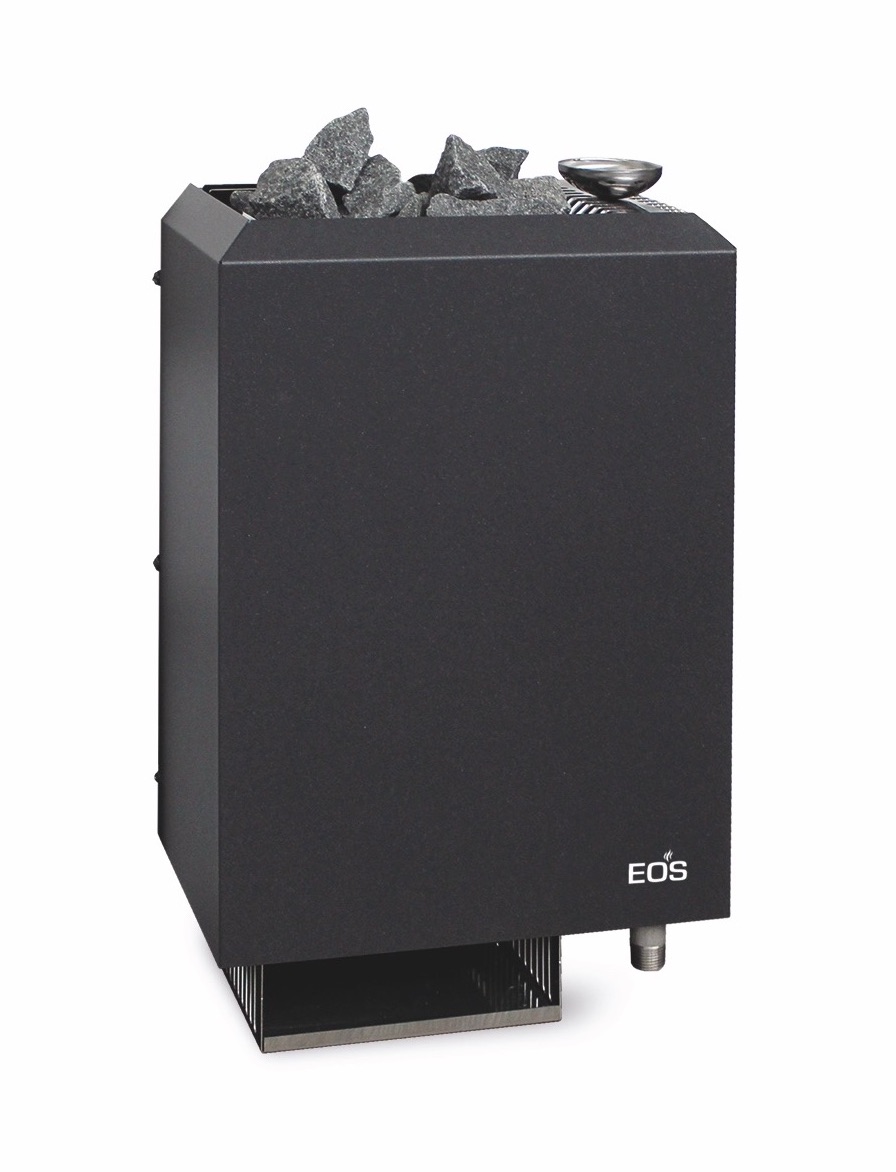 Eos Bi-O Picco W 3 kW Saunaofen mit Verdampfer Combiofen Anthrazit