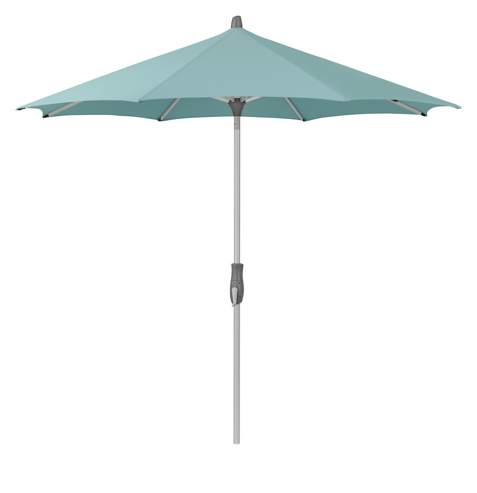 GLATZ Sonnenschirm ALU-TWIST rund ø 300 cm Stoffqualität 4 Farbe 417 Ocean Mittelstock