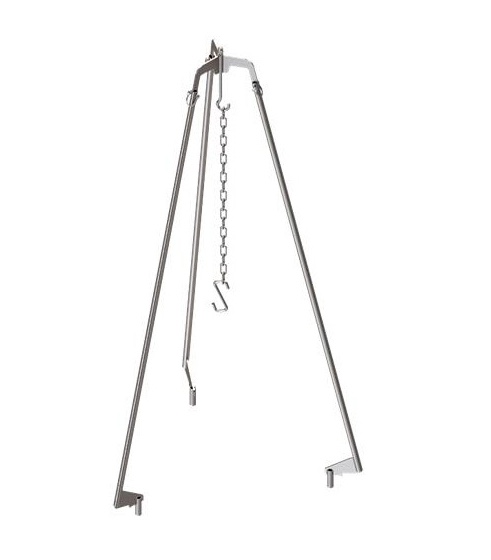 Petromax PX Fire Center FC1000 Dreibein mit Kette und Haken aus Edelstahl für Feuerstelle FC1000-TP
