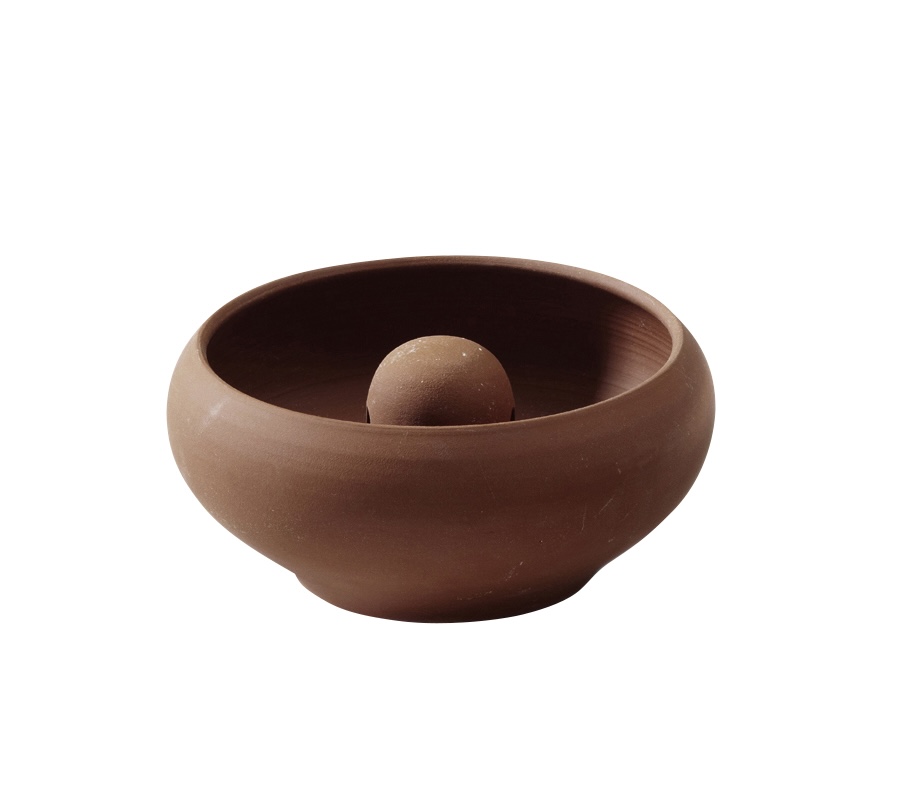 Infraworld Verdampfertopf rot für Salzsteine 700050