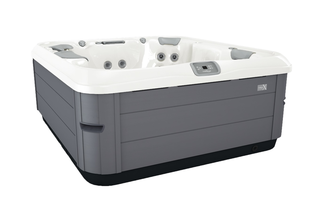 Bullfrog Spas X6L Choice Whirlpool für 6 Personen 224x203x86cm Coastal Grey