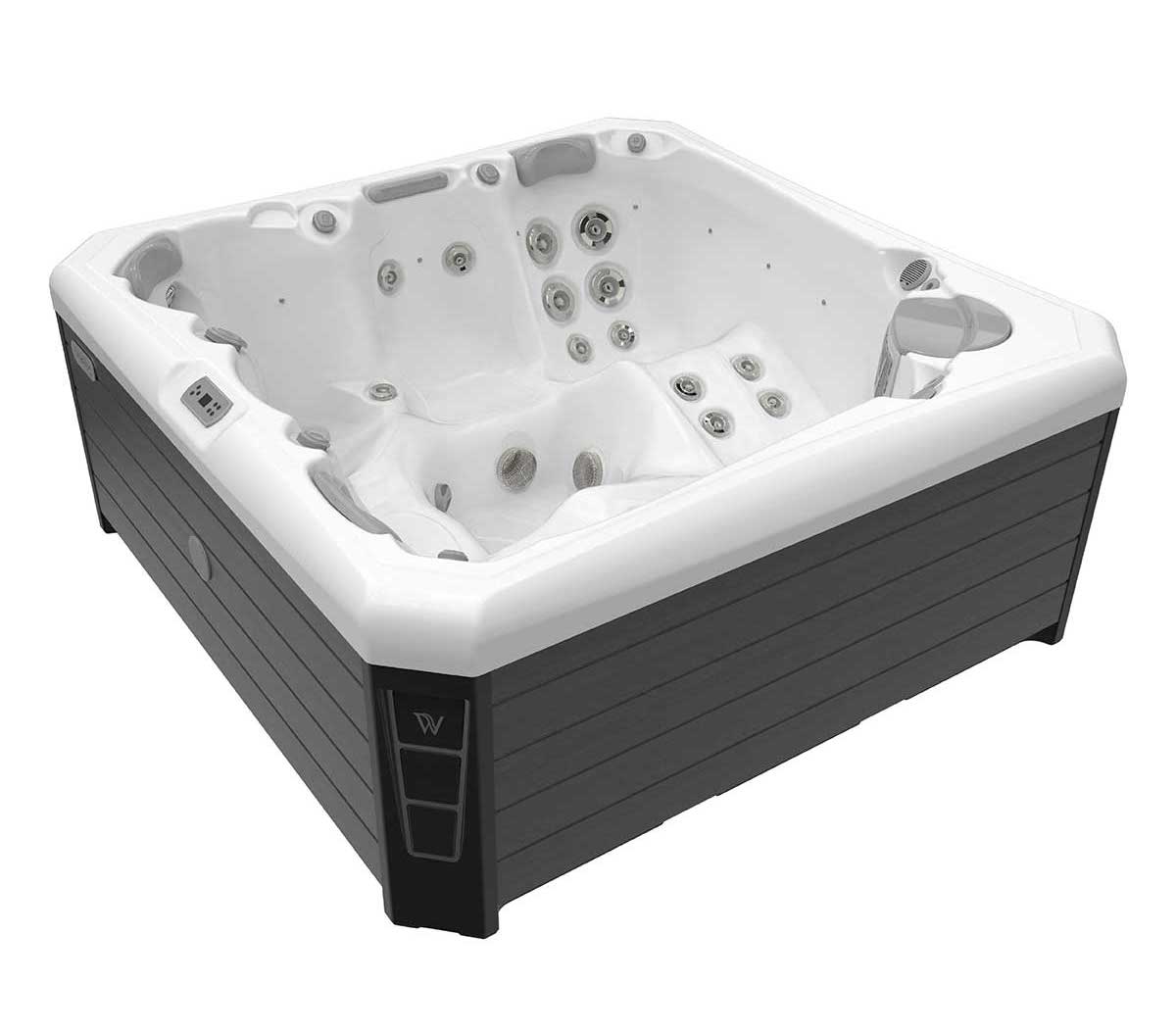 Wellis Palermo Life Whirlpool Außenwhirlpool 218x218x90cm für 6 Personen inkl. Thermocover