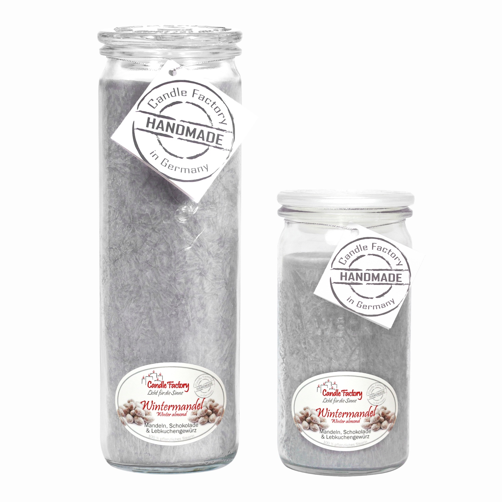 Candle Factory Kerzen-Set Wintermandel Big + Mini Jumbo Duftkerze Dekokerze