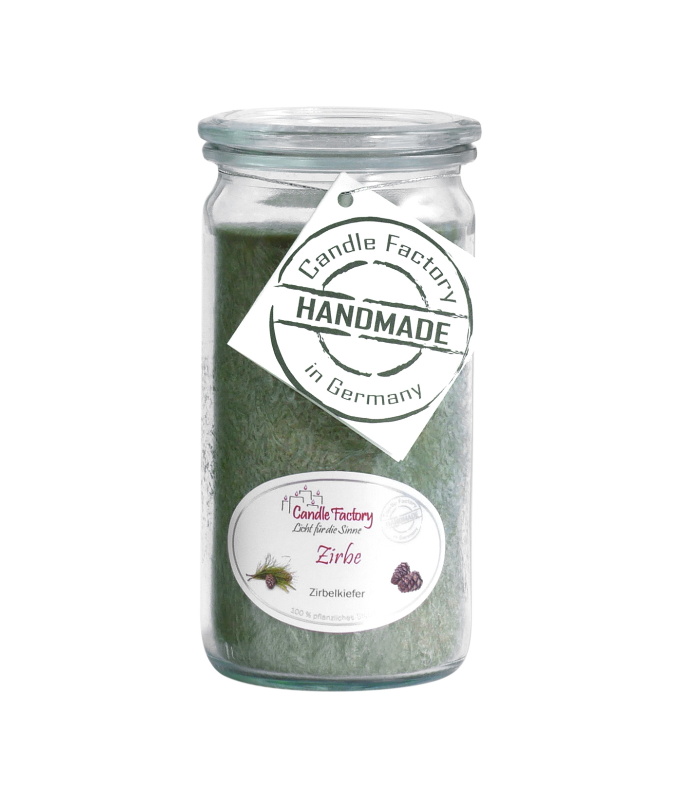 Candle Factory Mini Jumbo Zirbe Duftkerze Dekokerze 307-067