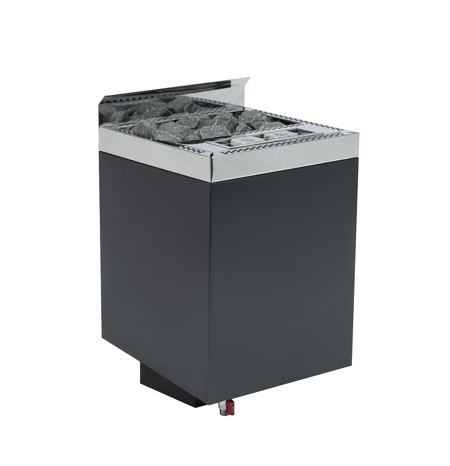 Infraworld Sparta Wall Combi Verdampferofen 9 kW schwarz inkl. Saunasteine