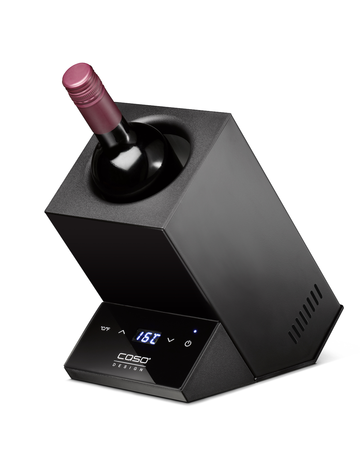 Caso Design Wine Case One Black Design Weinkühler für eine Flasche