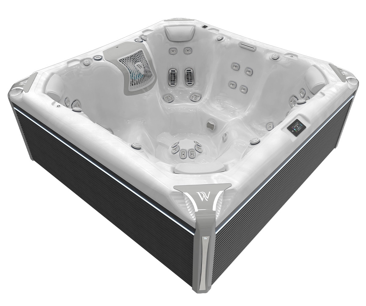Wellis Elbrus Life Premium Whirlpool Außenwhirlpool 236x236x95cm für 7 Personen inkl. Thermocover
