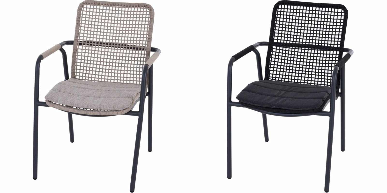Siena Garden Stapelsessel Repton Alu, Rope