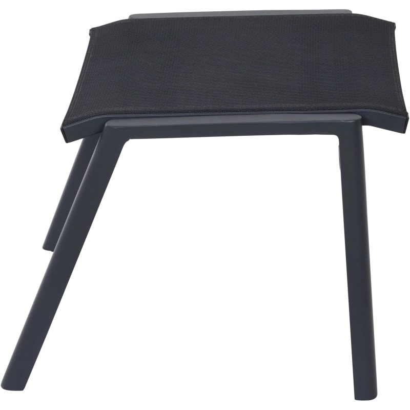 Siena Garden Bologna Dining Hocker – Aluminium & Ranotex in grau (T88502)