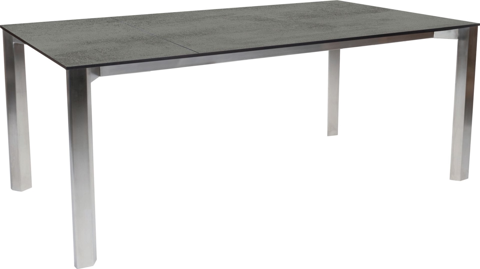 Stern Penta Ausziehtisch Gartentisch Dining-Tisch Edelstahl 160x100 cm